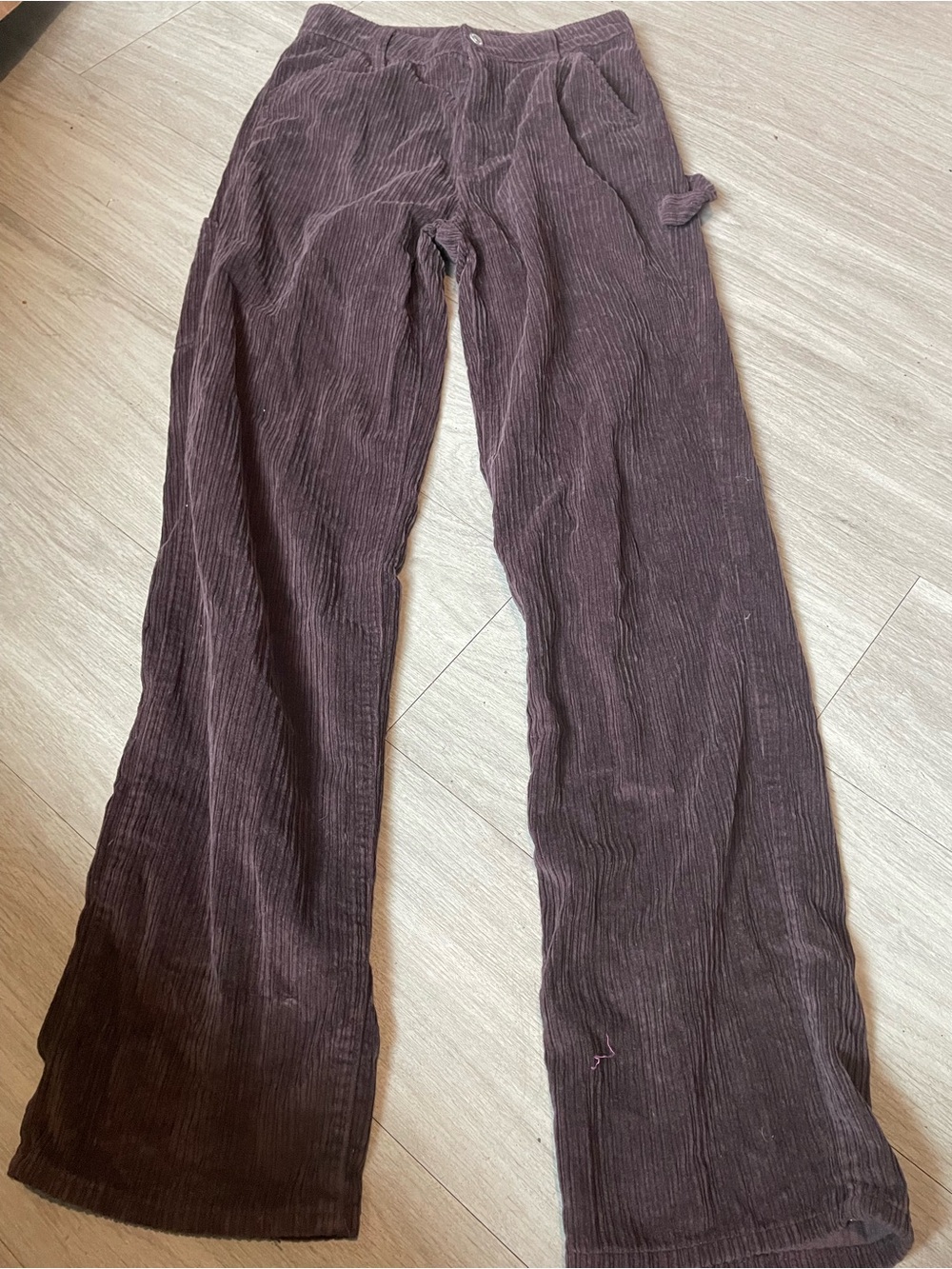 PacSun Corduroy Boot-Cut Pants in brown